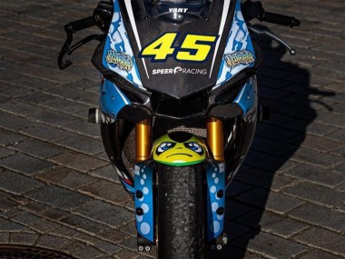 Buy 2015-2019 Yamaha YZF R1 Motorcycle Fairings - Blue Yellow Shark UK
