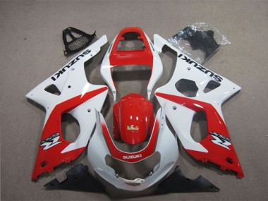 Buy 2003-2004 Suzuki GSXR 1000 Motorcycle Fairings - White Red UK
