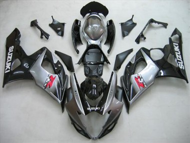 Buy 2005-2006 Suzuki GSXR 1000 Motorcycle Fairing Kits - Glossy Black Silver Red UK
