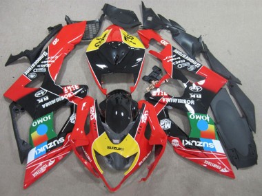 Buy 2005-2006 Suzuki GSXR 1000 Motorcycle Fairings - Black Red Yellow Blue JOMO UK