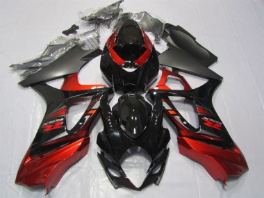 Buy 2007-2008 Suzuki GSXR 1000 Motorcycle Fairing Kits - Red Glossy Black UK