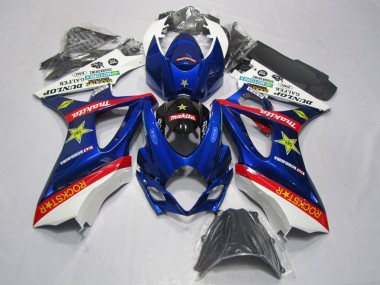 Buy 2007-2008 Suzuki GSXR 1000 Motorcycle Fairing Kits - White Blue Red Black Rockstar UK