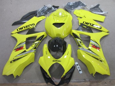 Buy 2007-2008 Suzuki GSXR 1000 Motorcycle Fairing - Yellow Silver Black UK