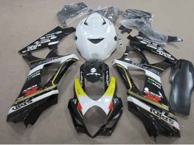 Buy 2007-2008 Suzuki GSXR 1000 Motorcycle Fairings - White Yellow Red Black UK