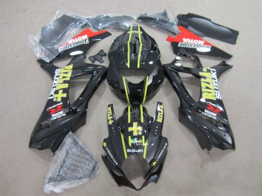 Buy 2007-2008 Suzuki GSXR 1000 Motorcycle Fairings - Glossy Black Yellow Red Rizla UK
