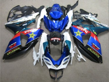 Buy 2009-2016 Suzuki GSXR 1000 Motorcycle Fairings - White Blue Red Black Rockstar UK