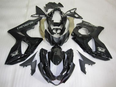 Buy 2009-2016 Suzuki GSXR 1000 Motorcycle Fairings - Glossy Black Silver Decal UK