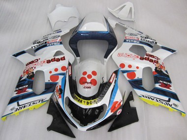 Buy 2001-2003 Suzuki GSXR 600 Motorcycle Fairings - White Blue Red Yellow Black Dark Dog UK