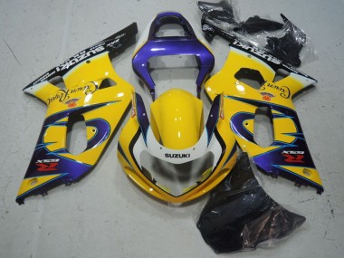 Buy 2001-2003 Suzuki GSXR 600 Motorcycle Fairings - Yellow Purple Black UK