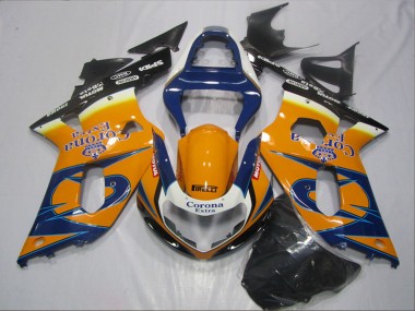 Buy 2001-2003 Suzuki GSXR 600 Motorcycle Fairings - Orange Blue Black Corona Extra UK