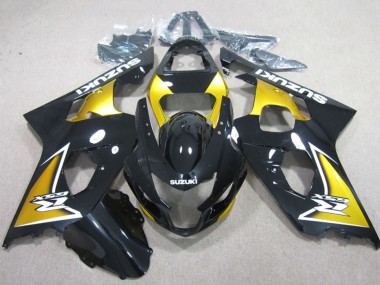 Buy 2004-2005 Suzuki GSXR 600 Motorcycle Fairings - Glossy Black Yellow UK