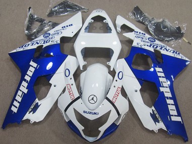 Buy 2004-2005 Suzuki GSXR 600 Motorcycle Fairings - White Blue Jordan Motul UK