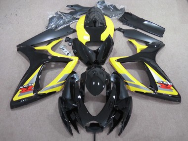Buy 2006-2007 Suzuki GSXR 600 Motorcycle Fairings - Yellow Grey Black UK