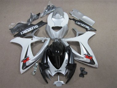 Buy 2006-2007 Suzuki GSXR 600 Motorcycle Fairings - White Silver Glossy Black Red UK