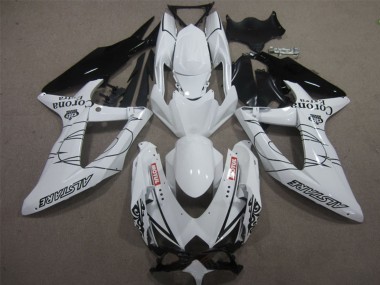 Buy 2008-2010 Suzuki GSXR 600 Motorcycle Fairings - White Black Corona Extra Motul UK