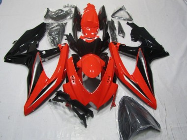 Buy 2008-2010 Suzuki GSXR 600 Motorcycle Fairings - Red Black UK