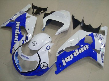 Buy 2001-2003 Suzuki GSXR 750 Motorcycle Fairings - White Blue Jordan UK