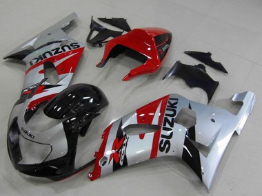Buy 2001-2003 Suzuki GSXR 750 Motorcycle Fairings - Red Silver Black UK