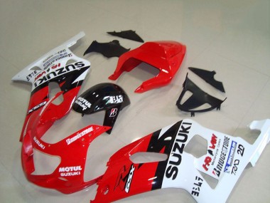 Buy 2001-2003 Suzuki GSXR 750 Motorcycle Fairings - Red White Glossy Black Motul UK