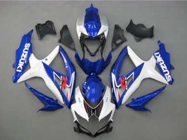 Buy 2008-2010 Suzuki GSXR 750 Motorcycle Fairing - White Silver Blue Black UK