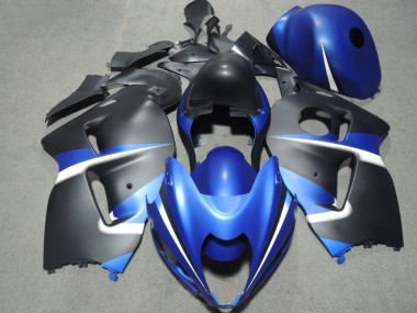 Buy 1996-2007 Suzuki GSXR 1300 Hayabusa Motorcycle Fairings - Blue White Matte Black UK