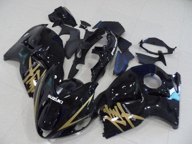 Buy 1996-2007 Suzuki GSXR 1300 Hayabusa Motorcycle Fairings - Glossy Black Gold Decal UK