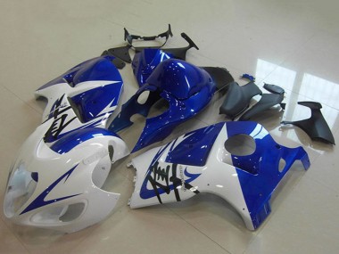 Buy 1996-2007 Suzuki GSXR 1300 Hayabusa Motorcycle Fairing - White Blue UK