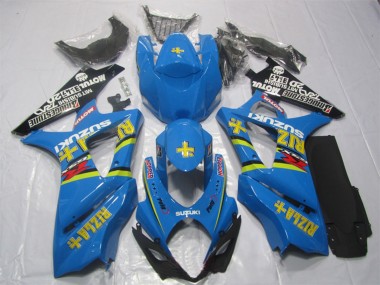 Buy 2007-2008 Suzuki GSXR 1000 Bike Fairings - Blue Gold Black Rizla UK