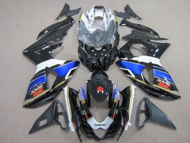 Buy 2009-2016 Suzuki GSXR 1000 Motorcycle Fairings - White Blue Black Dark Dog UK
