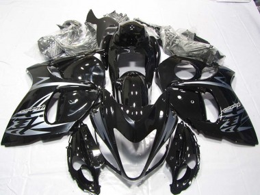 Buy 2008-2020 Suzuki GSXR 1300 Hayabusa Motorcycle Fairings - Glossy Black Silver UK