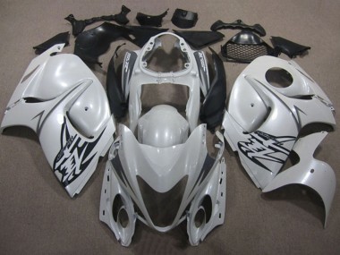 Buy 2008-2020 Suzuki GSXR 1300 Hayabusa Motorcycle Fairings - White Black UK