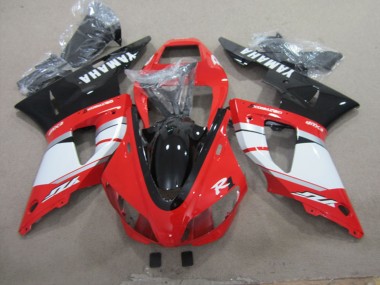 Buy 1998-1999 Yamaha YZF R1 Motorcycle Fairings - Red White Silver Glossy Black UK