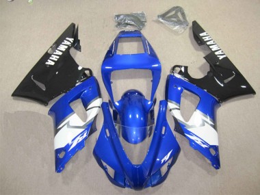 Buy 1998-1999 Yamaha YZF R1 Motorcycle Fairings - Blue White Glossy Black UK