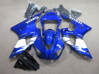 Buy 1998-1999 Yamaha YZF R1 Motorcycle Fairings - Blue White with Decal UK