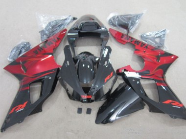 Buy 2000-2001 Yamaha YZF R1 Motorcycle Fairings - Red Glossy Black UK