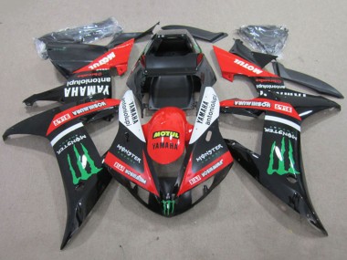 Buy 2002-2003 Yamaha YZF R1 Motorcycle Fairings - Red Glossy Black White Green Motul Monster UK
