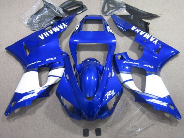 Buy 2002-2003 Yamaha YZF R1 Motorcycle Fairings - Blue White UK