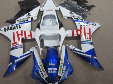 Buy 2002-2003 Yamaha YZF R1 Motorcycle Fairing - White Blue Red Motul Fiat UK
