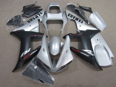 Buy 2002-2003 Yamaha YZF R1 Motorcycle Fairing Kits - Silver Matte Black UK