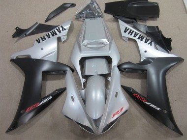 Buy 2002-2003 Yamaha YZF R1 Motorcycle Fairing - Silver Matte Black UK