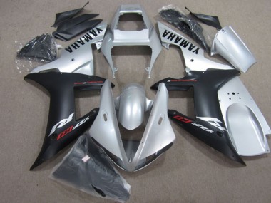 Buy 2004-2006 Yamaha YZF R1 Motorcycle Fairings - Silver Matte Black UK
