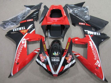 Buy 2004-2006 Yamaha YZF R1 Motorcycle Fairings - Red White Glossy Black Santander UK