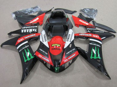 Buy 2004-2006 Yamaha YZF R1 Motorcycle Fairings - Red White Glossy Black Green Motul Monster UK