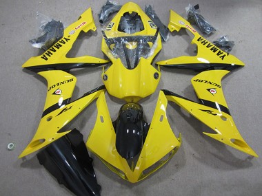 Buy 2004-2006 Yamaha YZF R1 Motorcycle Fairings - Yellow Glossy Black Dunlop UK
