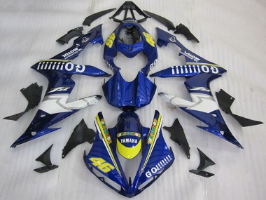 Buy 2004-2006 Yamaha YZF R1 Motorcycle Fairings - Blue Yellow White Go 46 UK