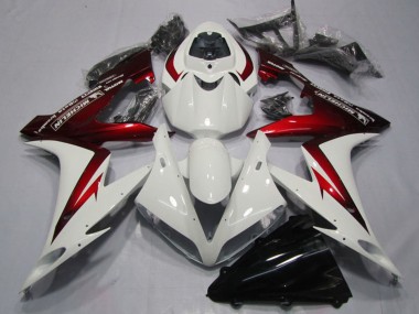 Buy 2004-2006 Yamaha YZF R1 Motorcycle Fairings - White Red Michelin UK