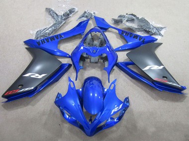 Buy 2007-2008 Yamaha YZF R1 Motorcycle Fairings - Blue Matte Black UK