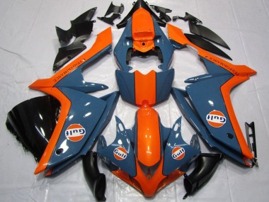 Buy 2007-2008 Yamaha YZF R1 Motorcycle Fairings - Dark Blue Orange Gulf UK