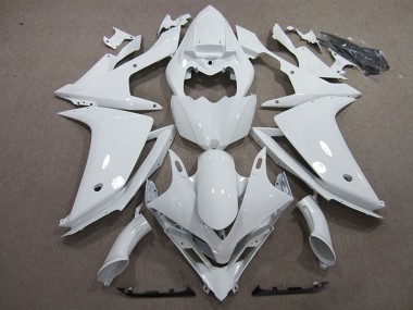 Buy 2007-2008 Yamaha YZF R1 Motorcycle Fairings - White UK