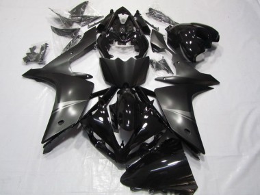 Buy 2007-2008 Yamaha YZF R1 Motorcycle Fairing - Glossy Black Matte Black UK